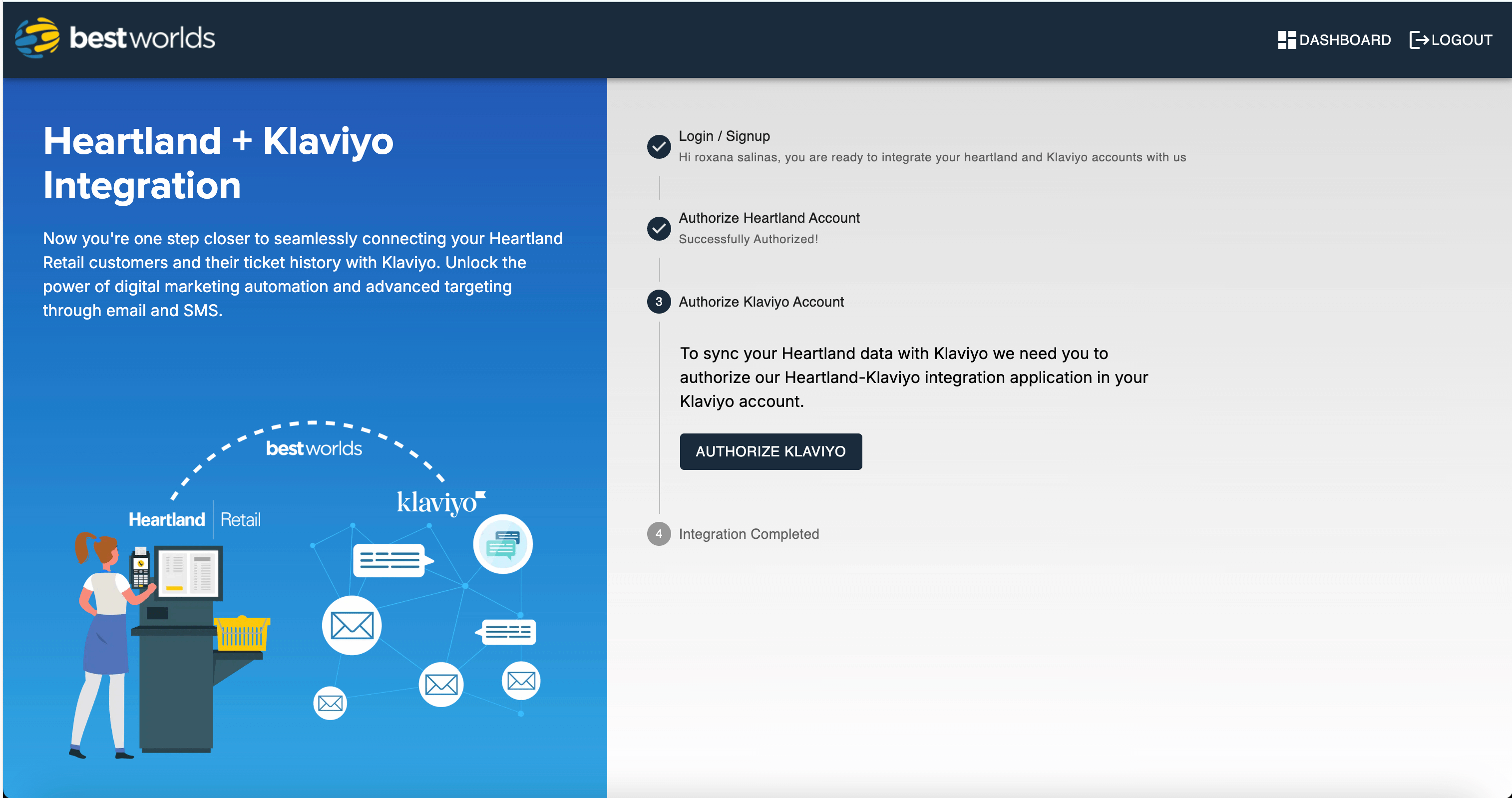 Authorize Klaviyo